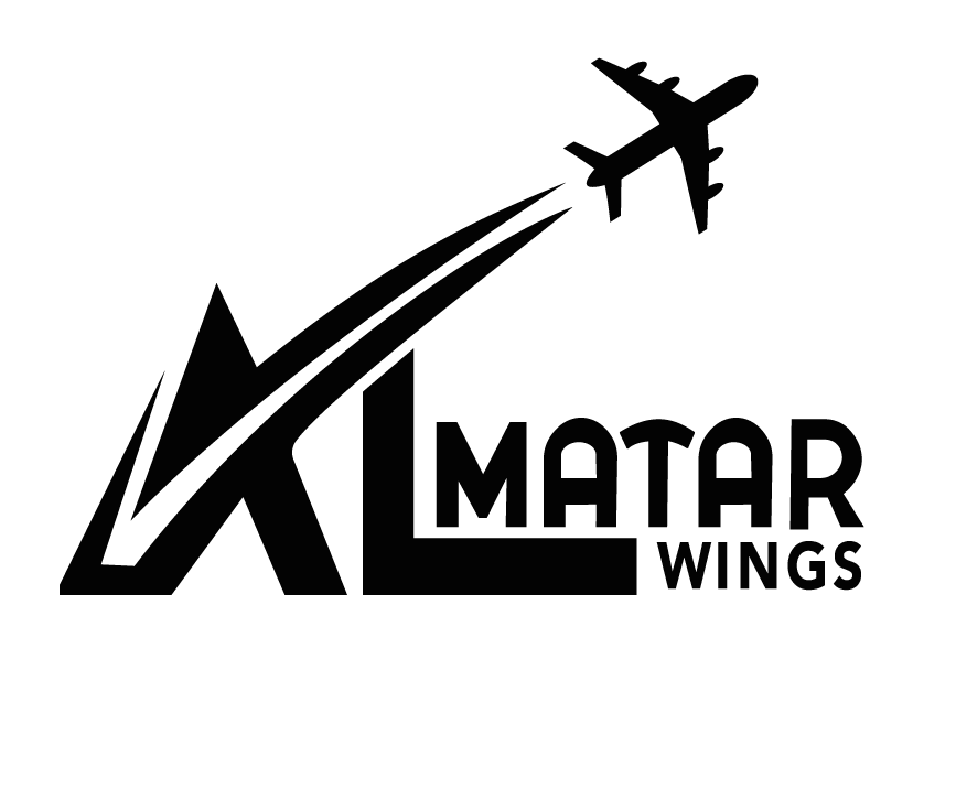 لوجو اجنحة المطار للسفر والسياحة حفر الباطن