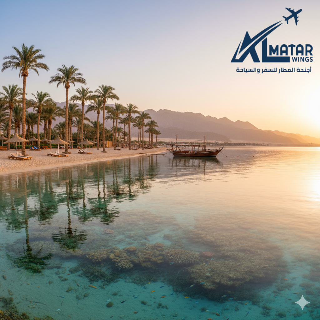 سياحة شرم الشيخ - منتجعات البحر الأحمر والشعاب المرجانية أجنحة المطار للسفر والسياحة.