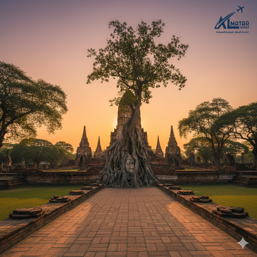 سياحة تايلاند - المعبد الأبيض وات رونغ خون في تشيانغ راي أجنحة المطار للسفر والسياحة.