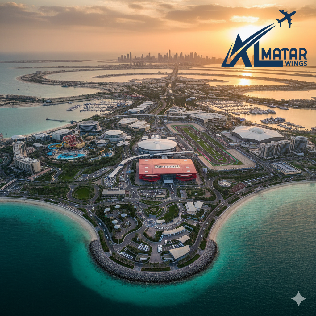 سياحة أبوظبي - جزيرة ياس الترفيهية وعالم فيراري أجنحة المطار للسفر والسياحة.