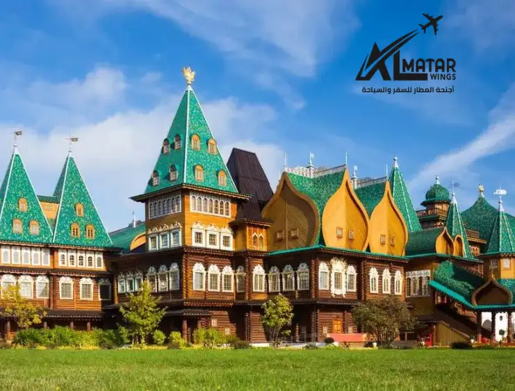 معالم موسكو السياحية - محمية كولومينسكوي التاريخية أجنحة المطار.