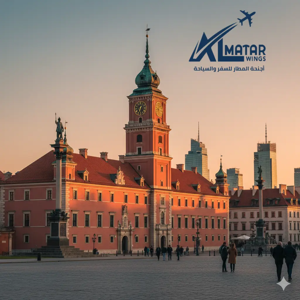 بكجات بولندا السياحية - القلعة الملكية في ورشو أجنحة المطار